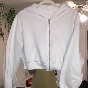 CROPPED ZIPUP HOODIE